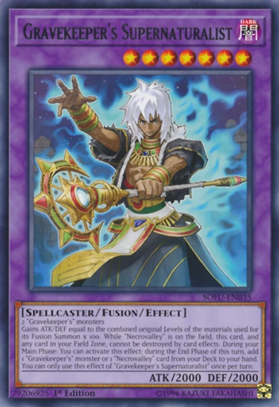 Gravekeeper's Supernaturalist - SOFU-EN035 - Rare - 1st Edition