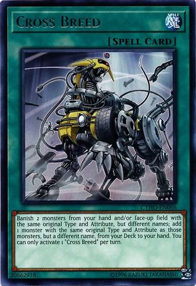 Cross Breed - CYHO-EN066 - Rare - Unlimited Edition