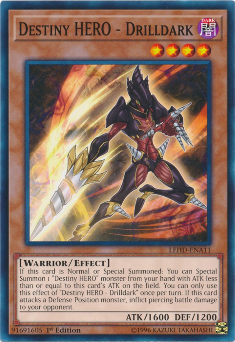 Destiny HERO - Drilldark - LEHD-ENA11 - Common - 1st Edition