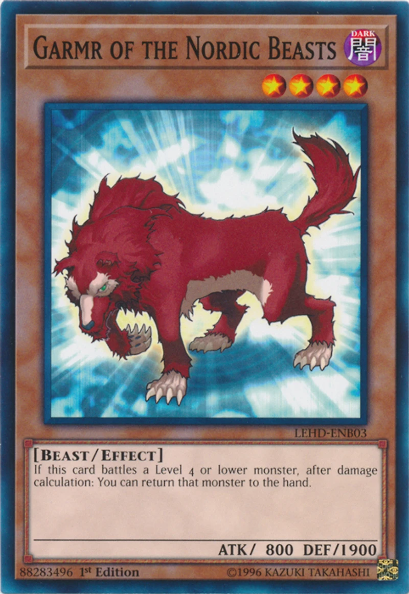 Garmr of the Nordic Beasts - LEHD-ENB03 - Common - 1st Edition