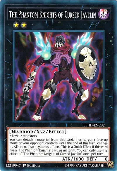 The Phantom Knights of Cursed Javelin - LEHD-ENC32 - Common - 1st Edition