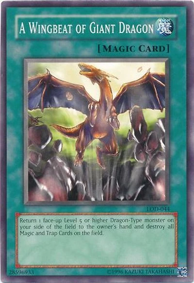 A Wingbeat of Giant Dragon - LOD-044 - Common - Unlimited Edition