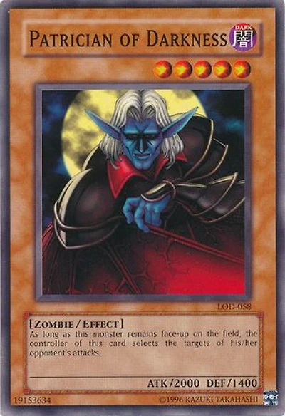 Patrician of Darkness - LOD-058 - Common - Unlimited Edition