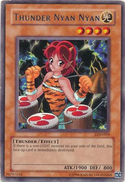 Thunder Nyan - LOD-059 Rare Unlimited Edition
