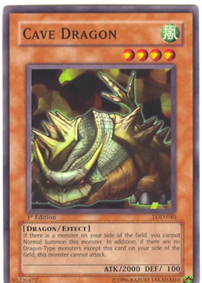 Cave Dragon - LOD-040 - Common - 1st Edition