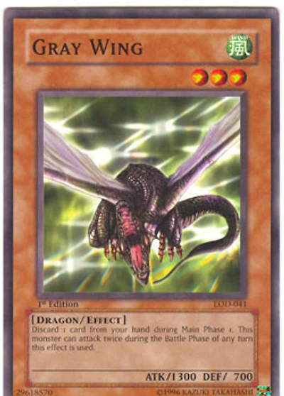 Gray Wing - LOD-041 - Common - 1st Edition