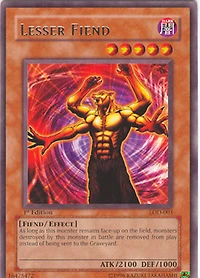 Lesser Fiend - LOD-003 Rare 1st Edition