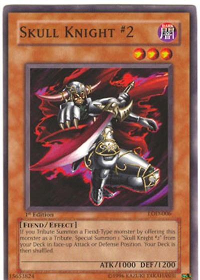 Skull Knight #2 - LOD-006 - Common - 1st Edition