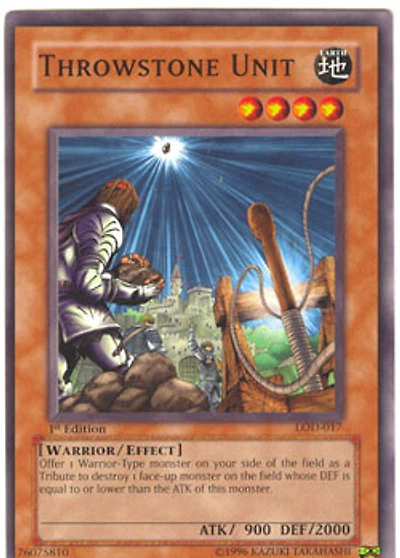Throwstone Unit - LOD-017 - Common - 1st Edition