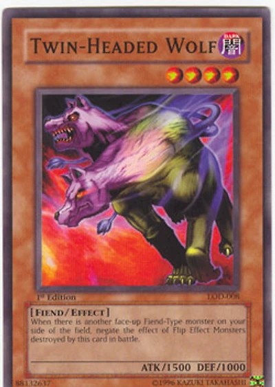Twin-Headed Wolf - LOD-008 - Common - 1st Edition