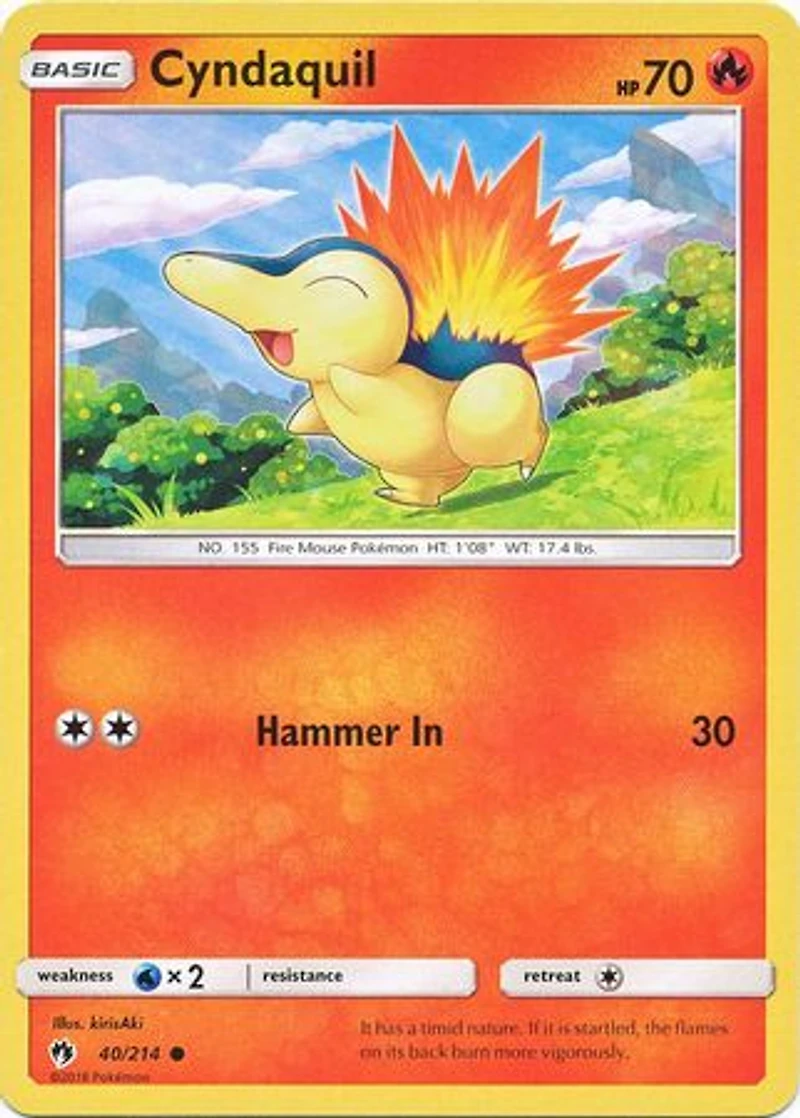 Cyndaquil - 40/214 - Common