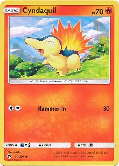 Cyndaquil - 40/214 - Common
