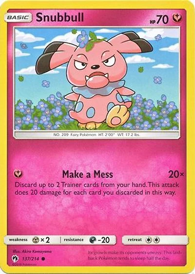 Snubbull - 137/214 - Common
