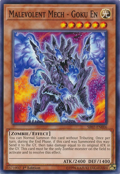 Malevolent Mech - Goku En - SR07-EN006 - Common - 1st Edition