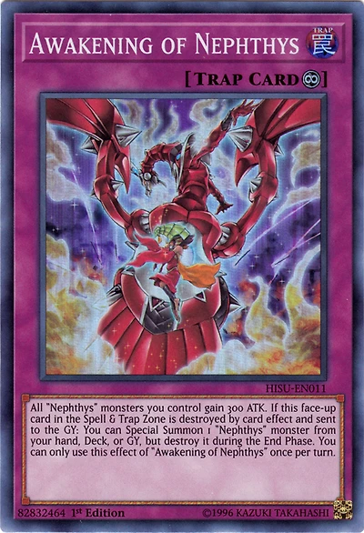 Awakening of Nephthys - HISU-EN011 Super Rare 1st Edition