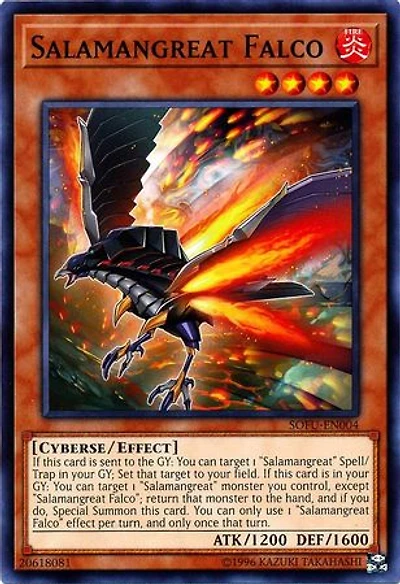 Salamangreat Falco - SOFU-EN004 - Common - Unlimited Edition