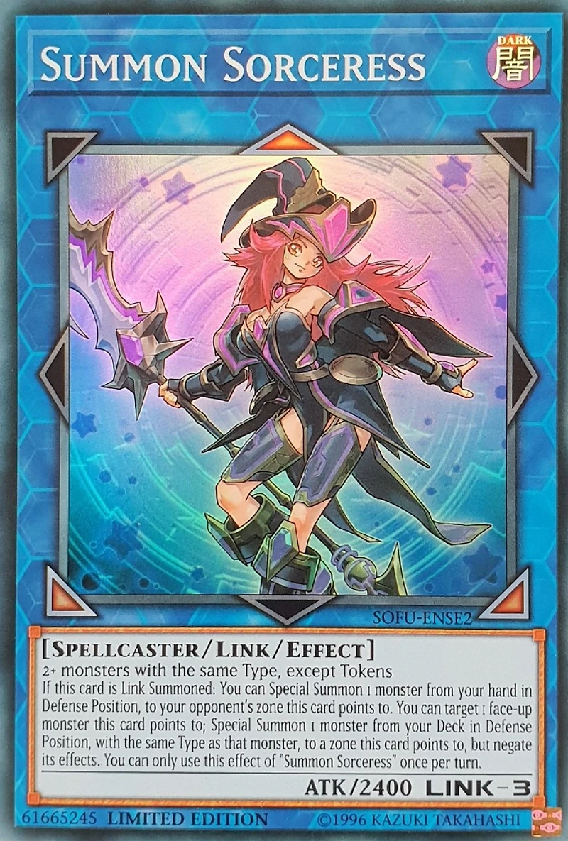 Summon Sorceress - SOFU-ENSE2 - Super Rare - Limited Edition