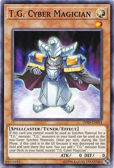 T.G. Cyber Magician - OP09-EN014 - Common - Unlimited
