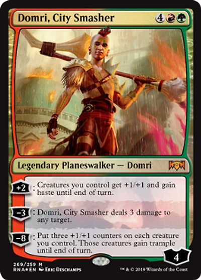 Domri, City Smasher - Foil Planeswalker Deck Exclusive