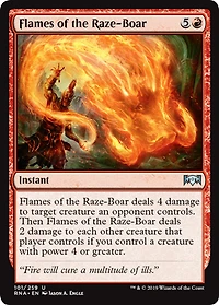 Flames of the Raze-Boar - Foil