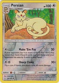 Persian - 126/181 - Uncommon - Reverse Holo