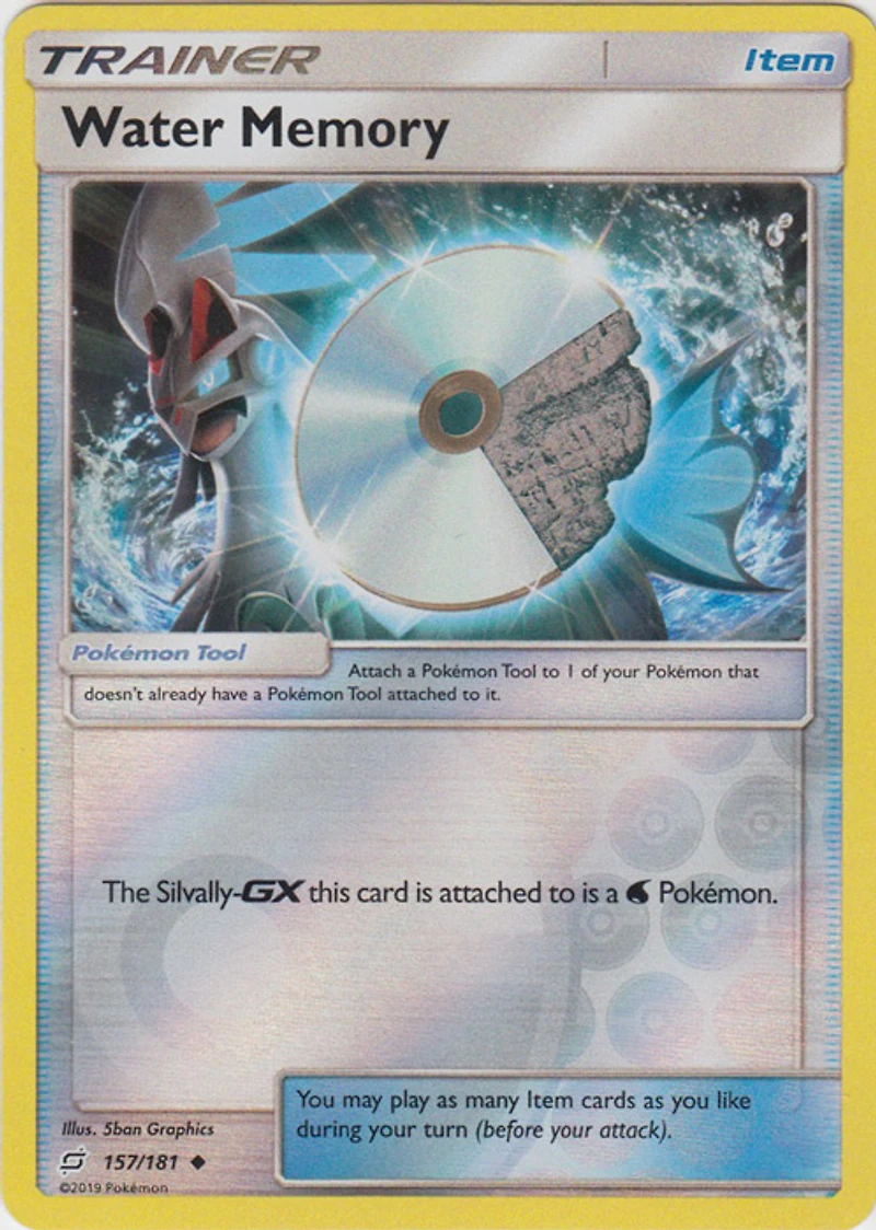 Water Memory - 157/181 - Uncommon - Reverse Holo