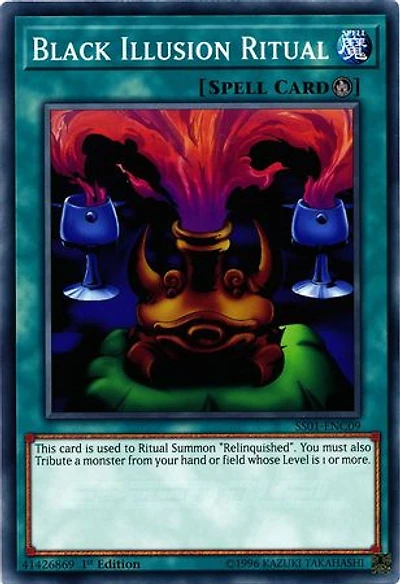 Black Illusion Ritual - SS01-ENC09 - Common - 1st Edition
