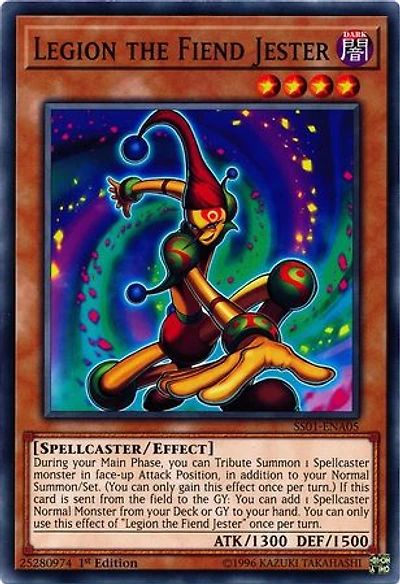 Legion the Fiend Jester - SS01-ENA05 - Common - 1st Edition