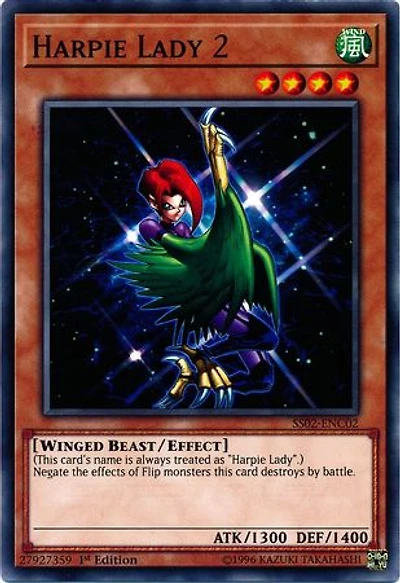 Harpie Lady 2 - SS02-ENC02 - Common - 1st Edition