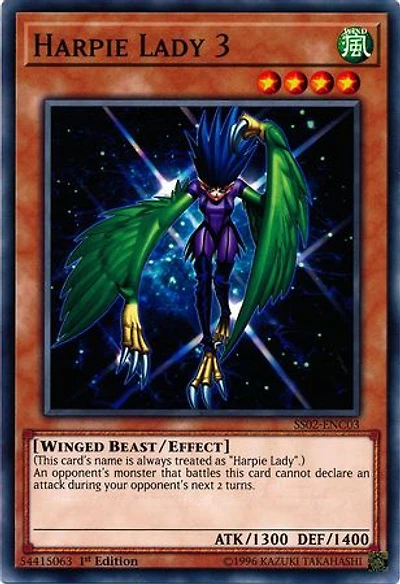 Harpie Lady 3 - SS02-ENC03 - Common - 1st Edition