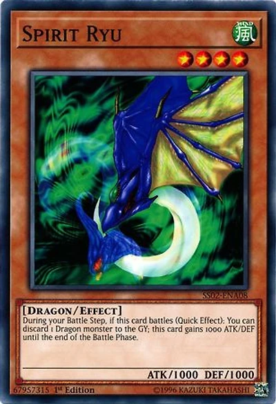 Spirit Ryu - SS02-ENA08 - Common - 1st Edition