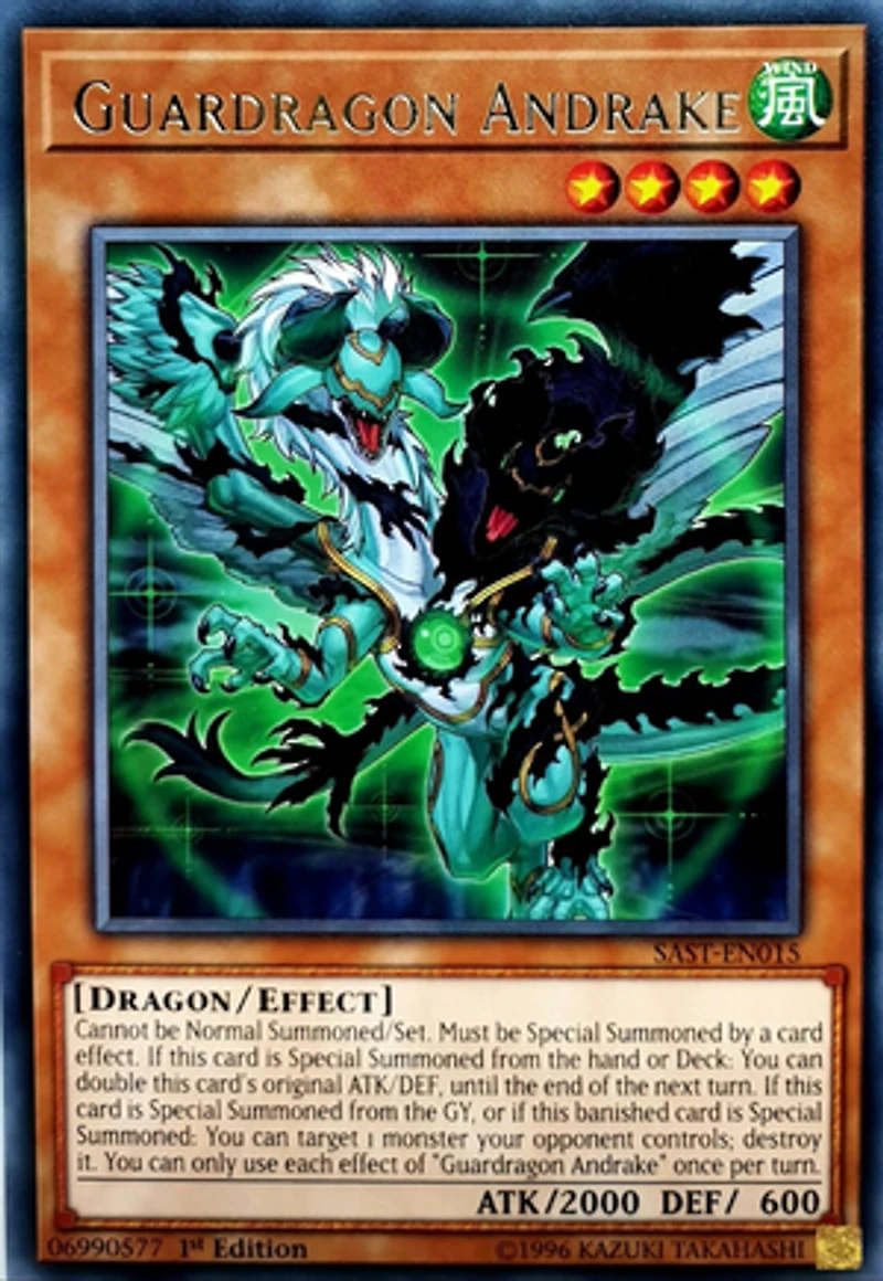Guardragon Andrake - SAST-EN015 - Rare - 1st Edition