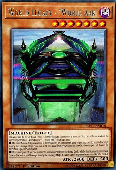 World Legacy - "World Ark" - SAST-EN016 - Rare - 1st Edition