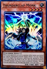 Thunderclap Monk - SAST-EN026 - Super Rare - 1st Edition