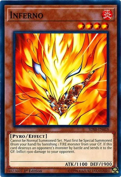 Inferno - SDSB-EN018 - Common - 1st Edition