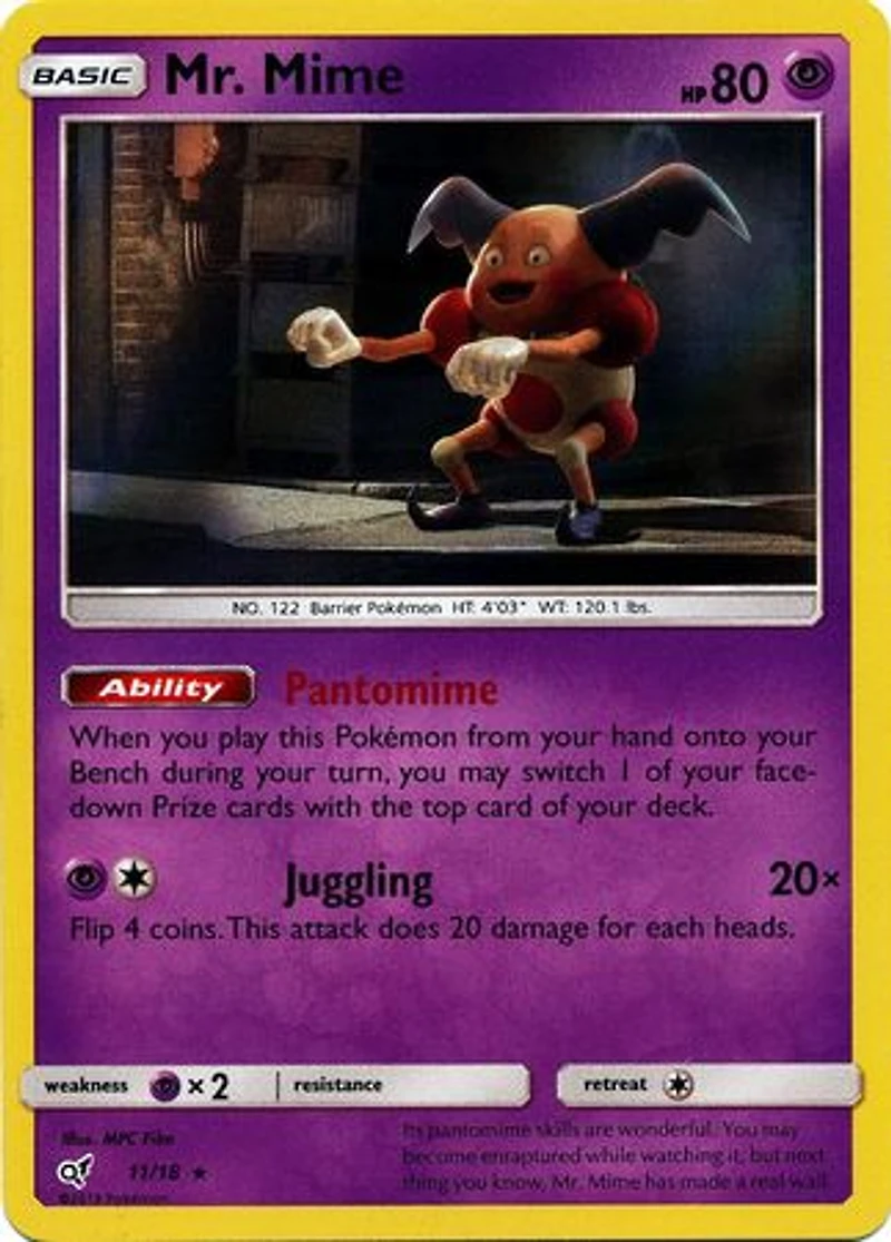 Mr. Mime - 11/18 - Rare