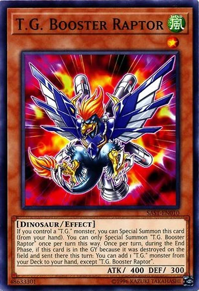 T.G. Booster Raptor - SAST-EN010 - Common - Unlimited Edition