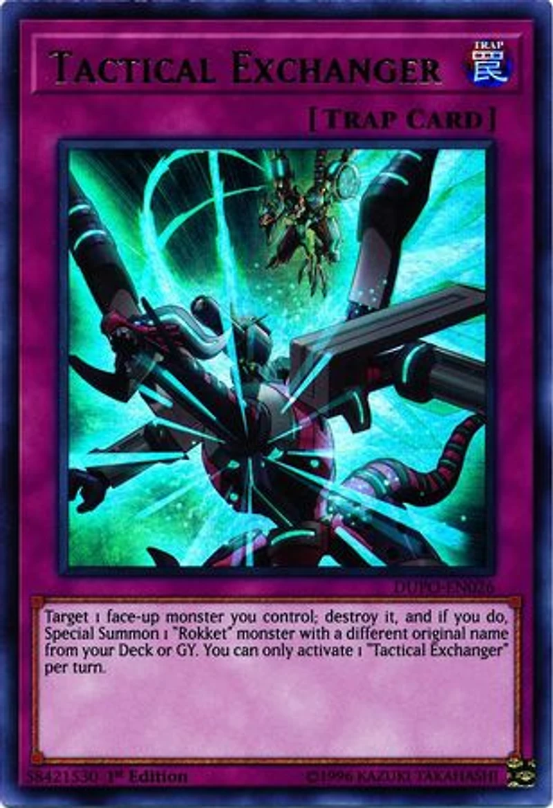 Tactical Exchanger - DUPO-EN026 Ultra Rare 1st Edition