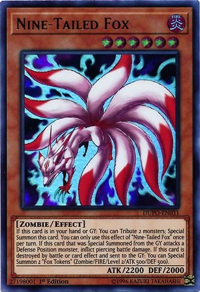 Nine-Tailed Fox - DUPO-EN031 - Ultra Rare - 1st Edition