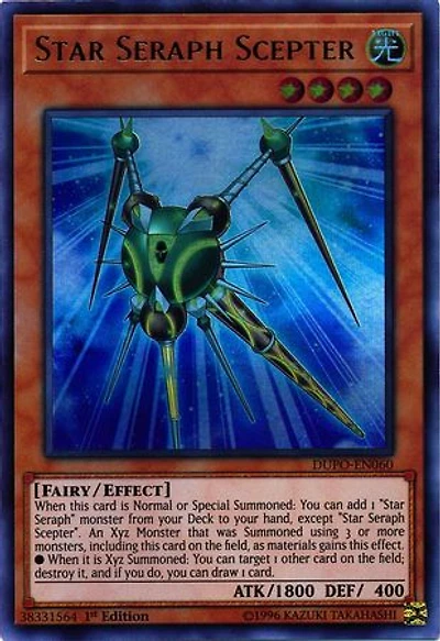 Star Seraph Scepter - DUPO-EN060 - Ultra Rare - 1st Edition