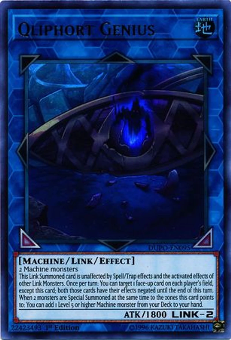 Qliphort Genius - DUPO-EN095 Ultra Rare 1st Edition