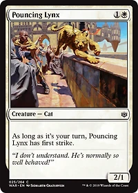 Pouncing Lynx - Foil