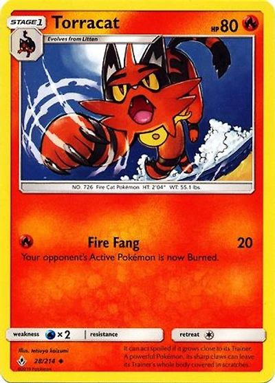 Torracat - 28/214 - Uncommon