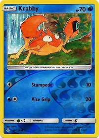 Krabby - 46/214 - Common - Reverse Holo