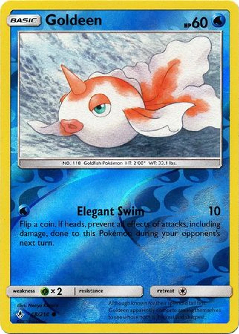 Goldeen - 48/214 Common Reverse Holo