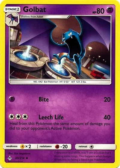 Golbat - 65/214 - Uncommon