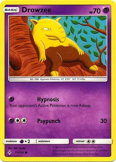 Drowzee - 71/214 - Common