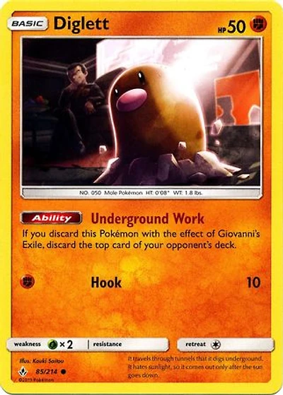 Diglett - 85/214 - Common