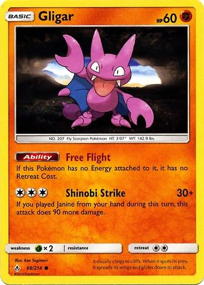 Gligar - 98/214 - Common