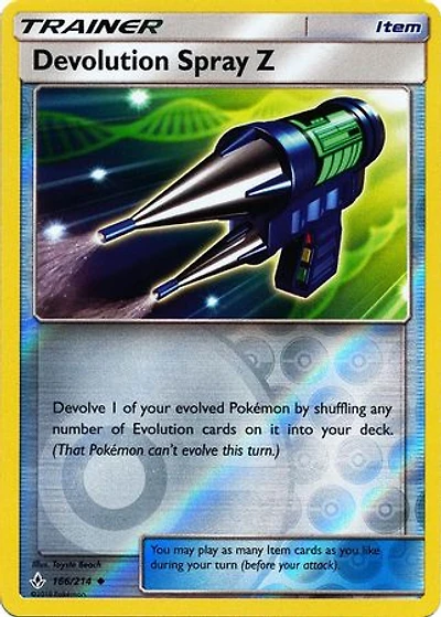 Devolution Spray Z - 166/214 Uncommon Reverse Holo
